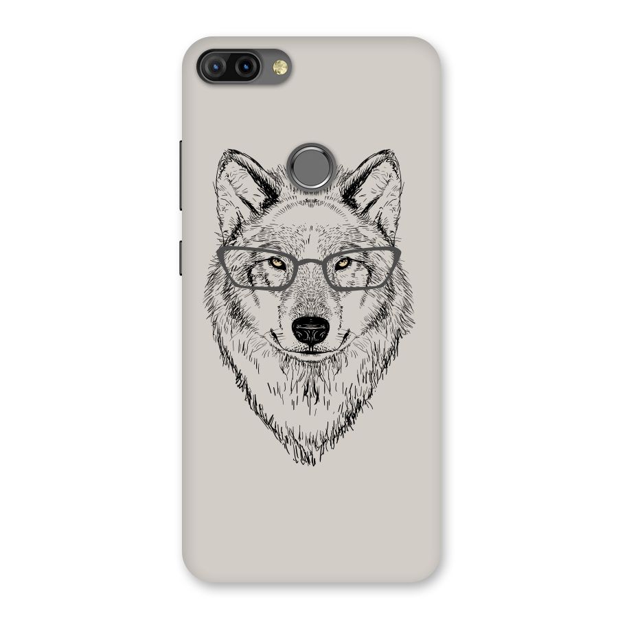 Nerdy Wolf Back Case for Infinix Hot 6 Pro