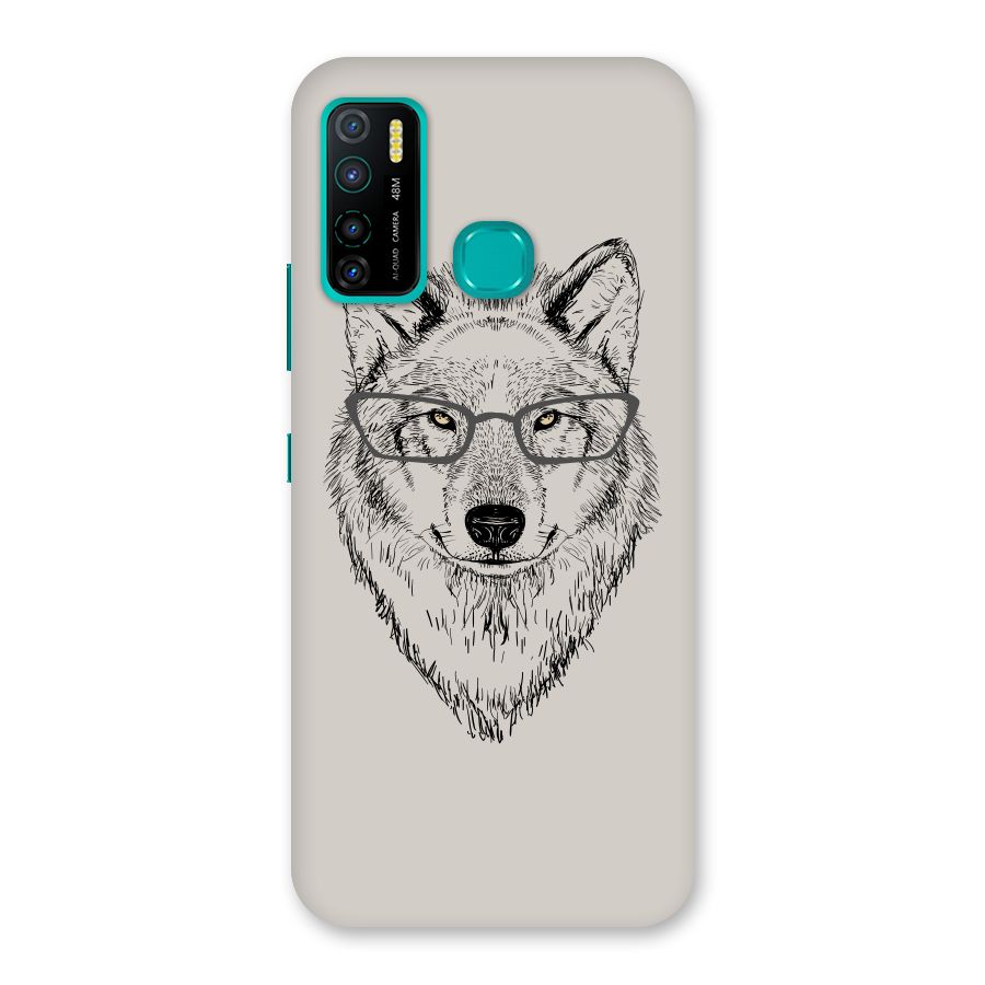 Nerdy Wolf Back Case for Infinix Hot 9 Pro