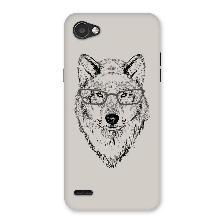 Nerdy Wolf Back Case for LG Q6