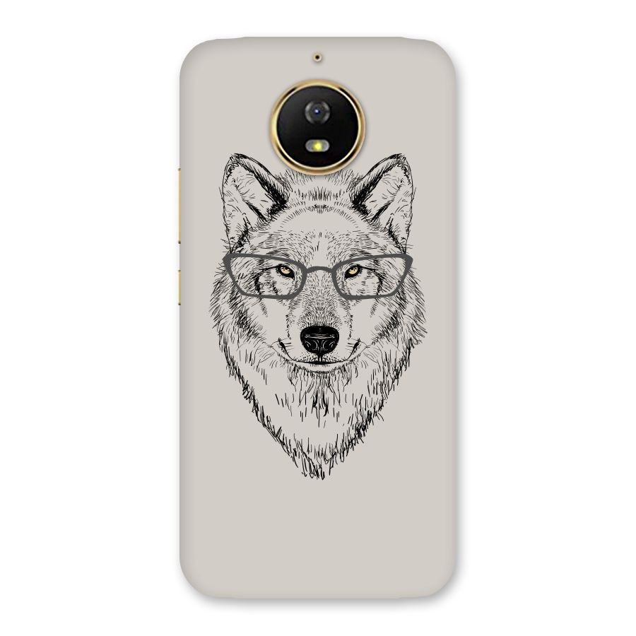 Nerdy Wolf Back Case for Moto G5s