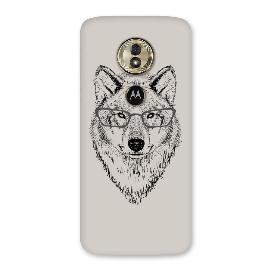 Nerdy Wolf Back Case for Moto G6 Play