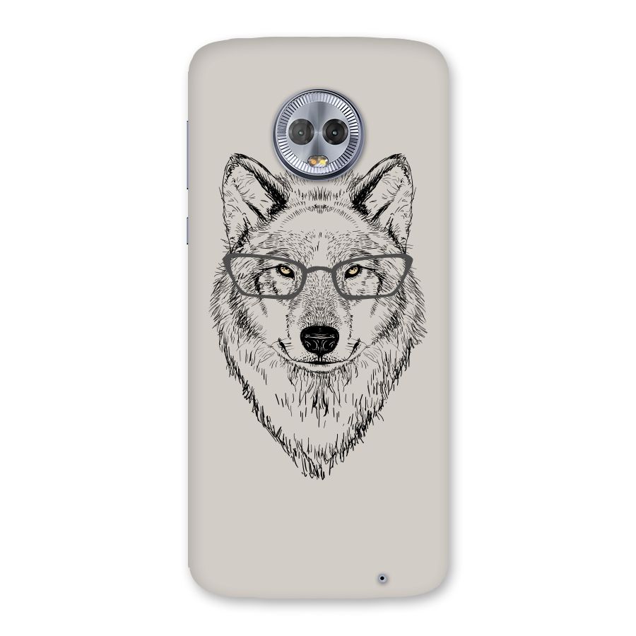 Nerdy Wolf Back Case for Moto G6 Plus