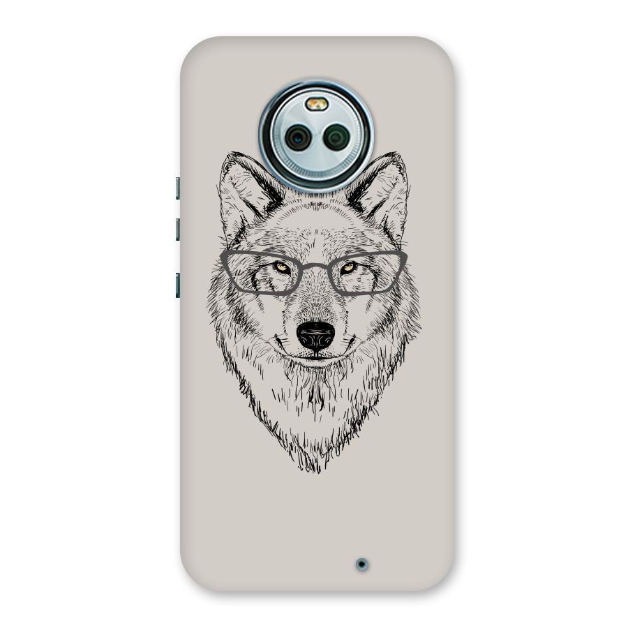 Nerdy Wolf Back Case for Moto X4