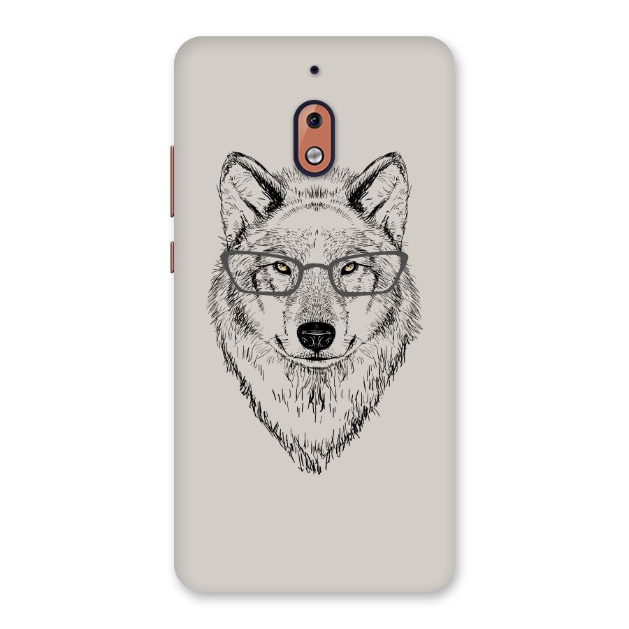Nerdy Wolf Back Case for Nokia 2.1