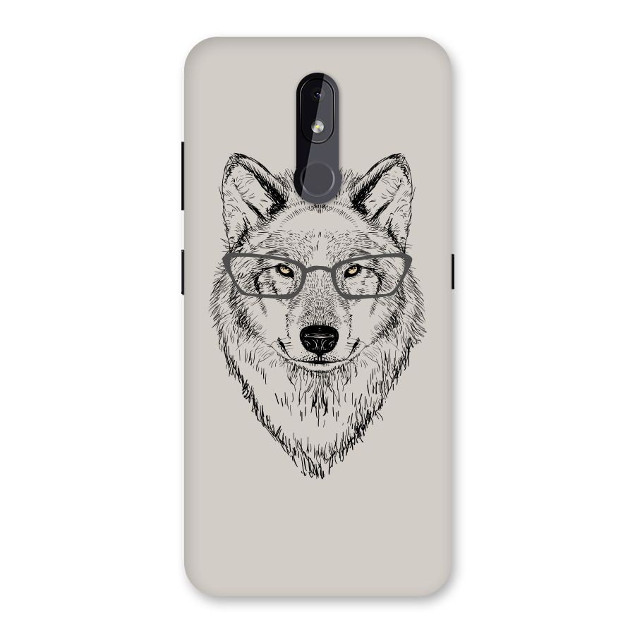 Nerdy Wolf Back Case for Nokia 3.2