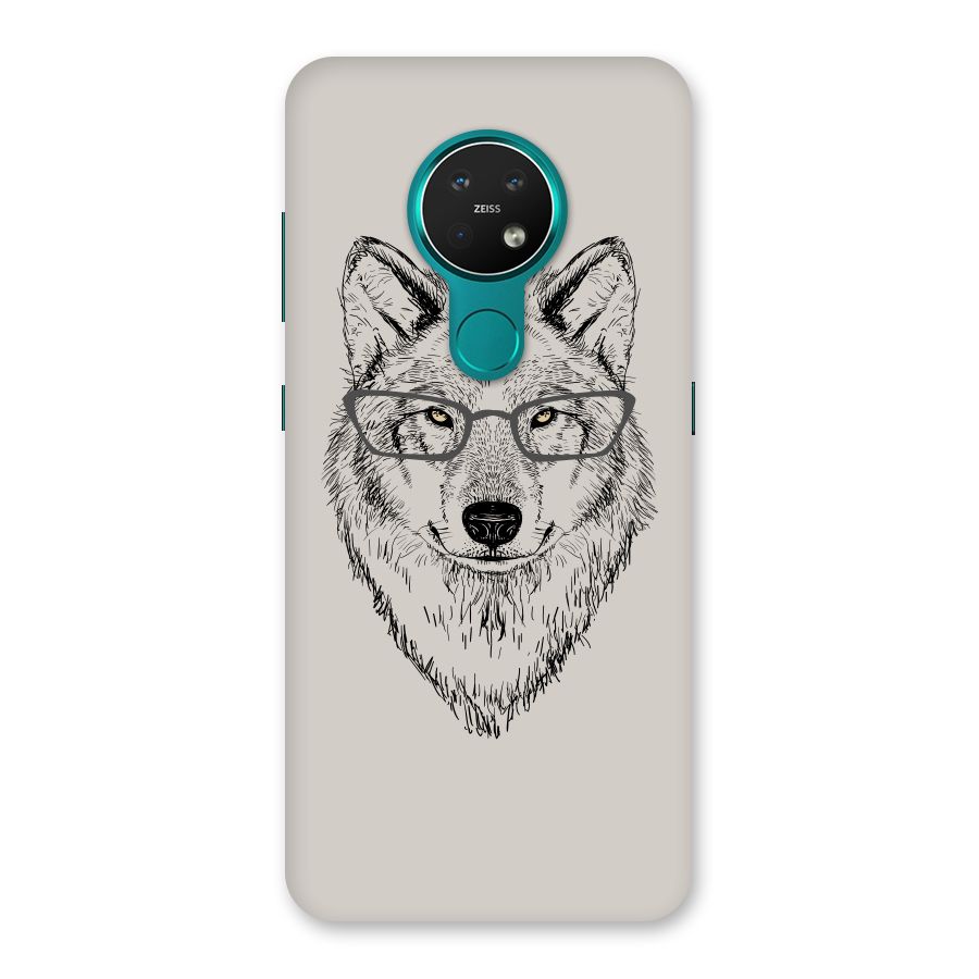 Nerdy Wolf Back Case for Nokia 7.2