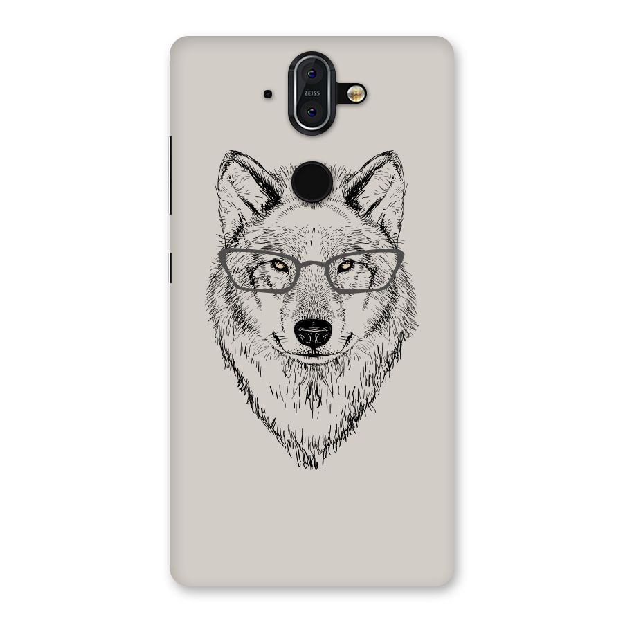 Nerdy Wolf Back Case for Nokia 8 Sirocco