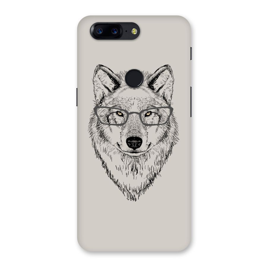 Nerdy Wolf Back Case for OnePlus 5T