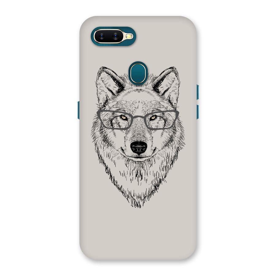 Nerdy Wolf Back Case for Oppo A11k