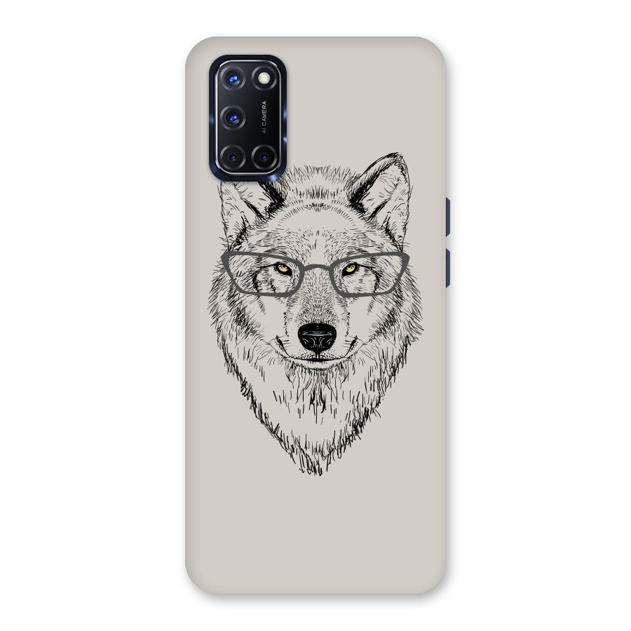 Nerdy Wolf Back Case for Oppo A52