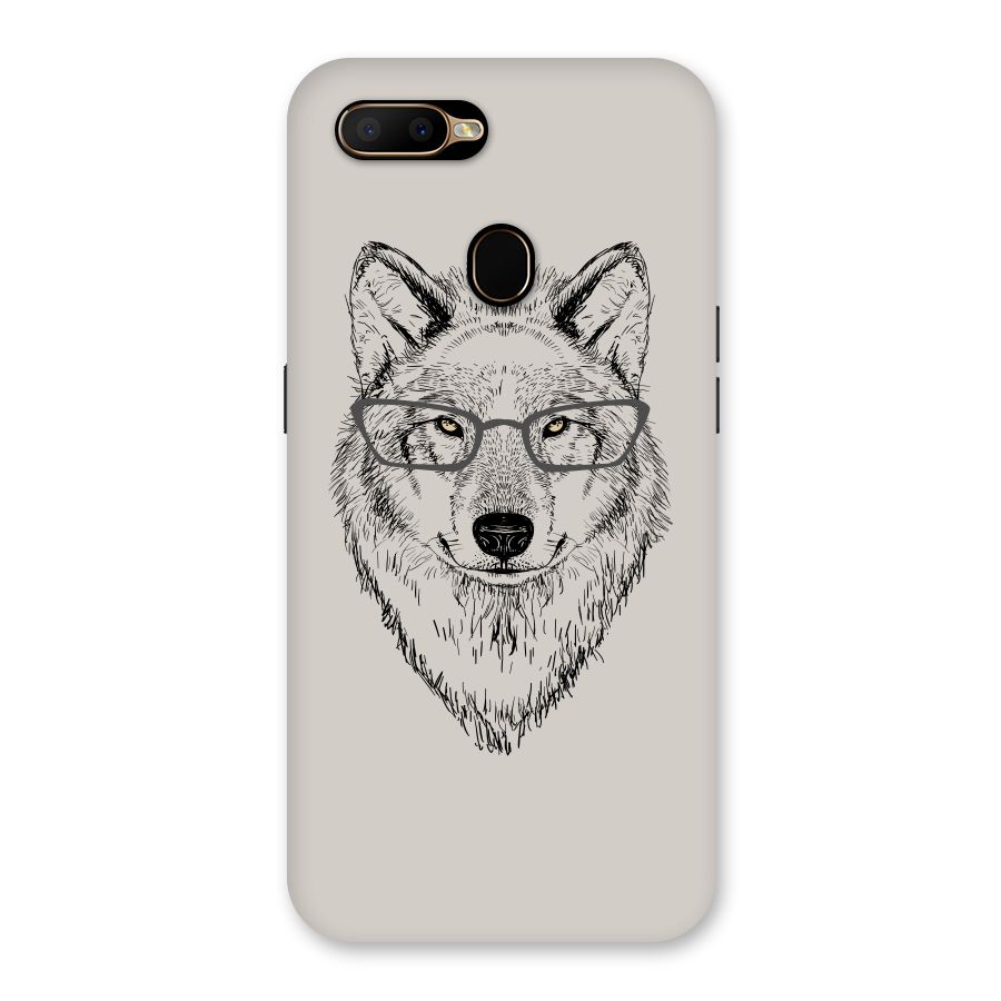 Nerdy Wolf Back Case for Oppo A5s