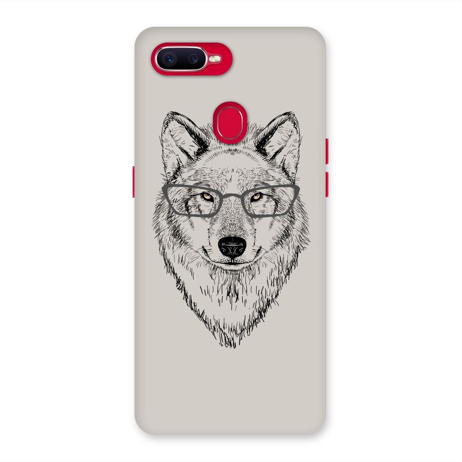 Nerdy Wolf Back Case for Oppo F9 Pro