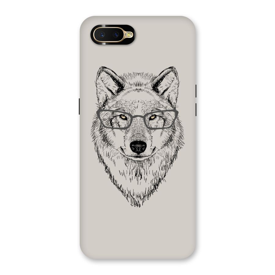 Nerdy Wolf Back Case for Oppo K1