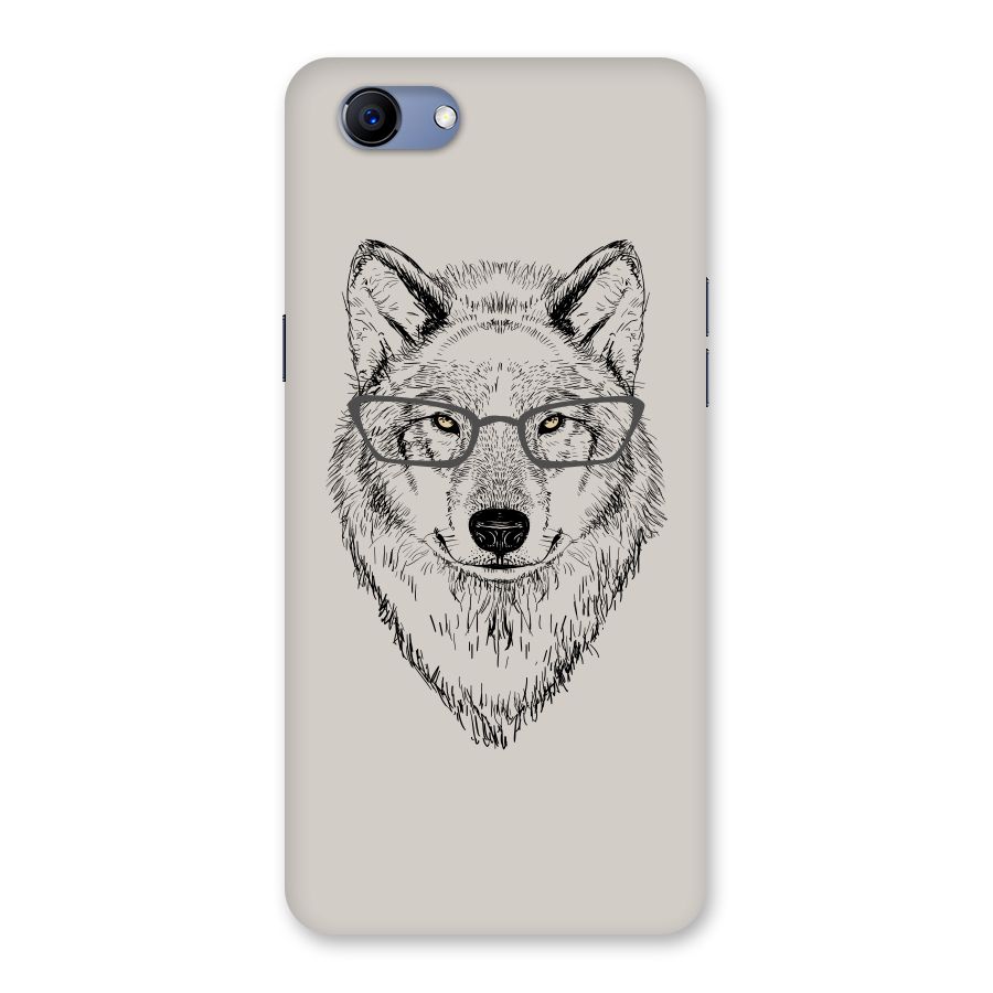 Nerdy Wolf Back Case for Oppo Realme 1