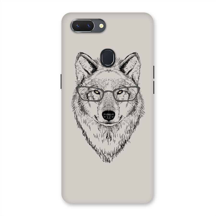 Nerdy Wolf Back Case for Oppo Realme 2