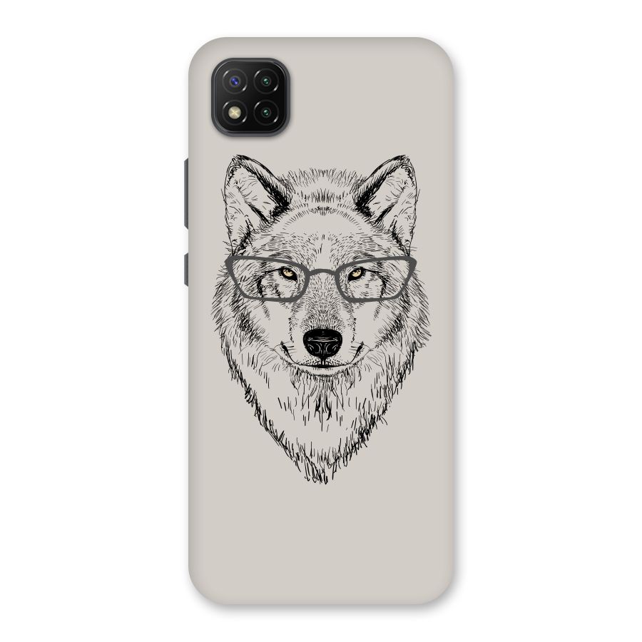 Nerdy Wolf Back Case for Poco C3