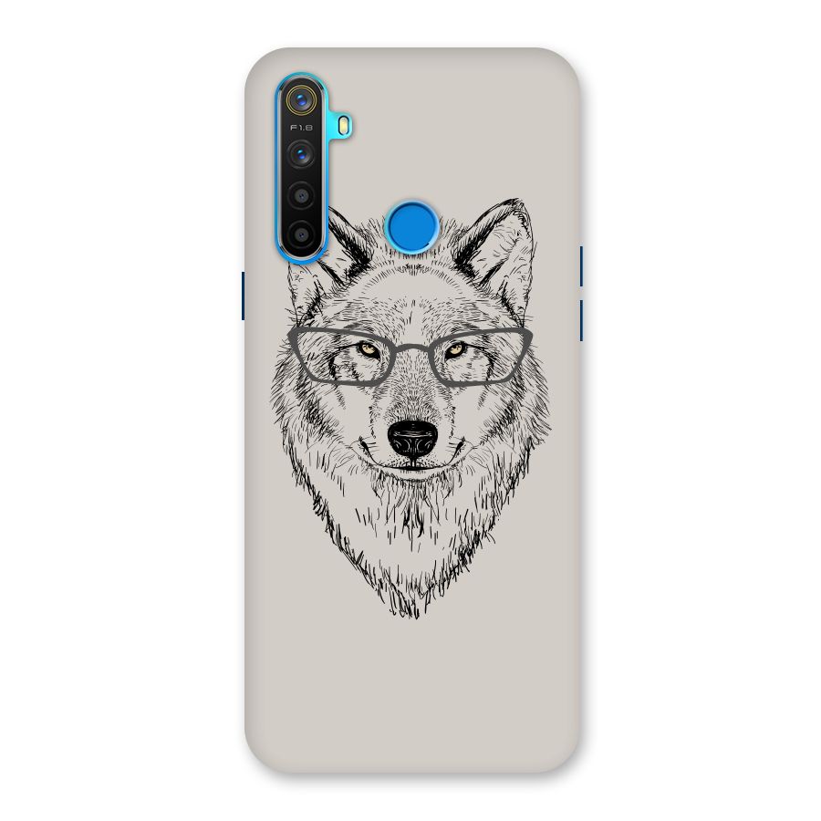 Nerdy Wolf Back Case for Realme 5s