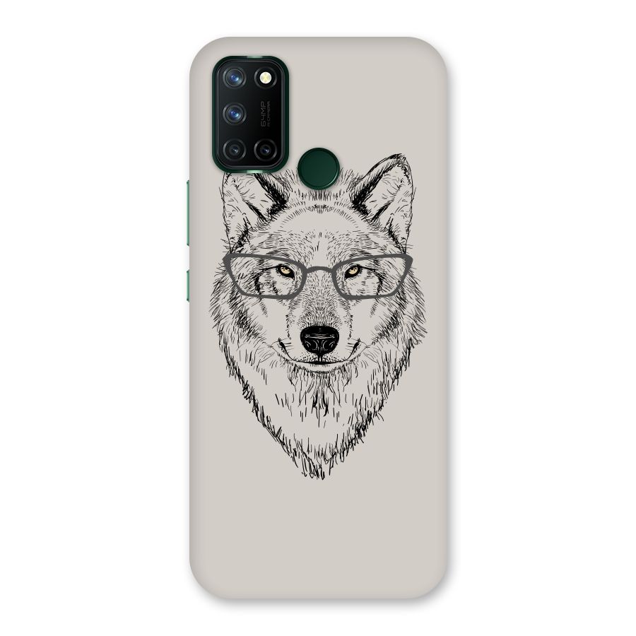 Nerdy Wolf Back Case for Realme 7i