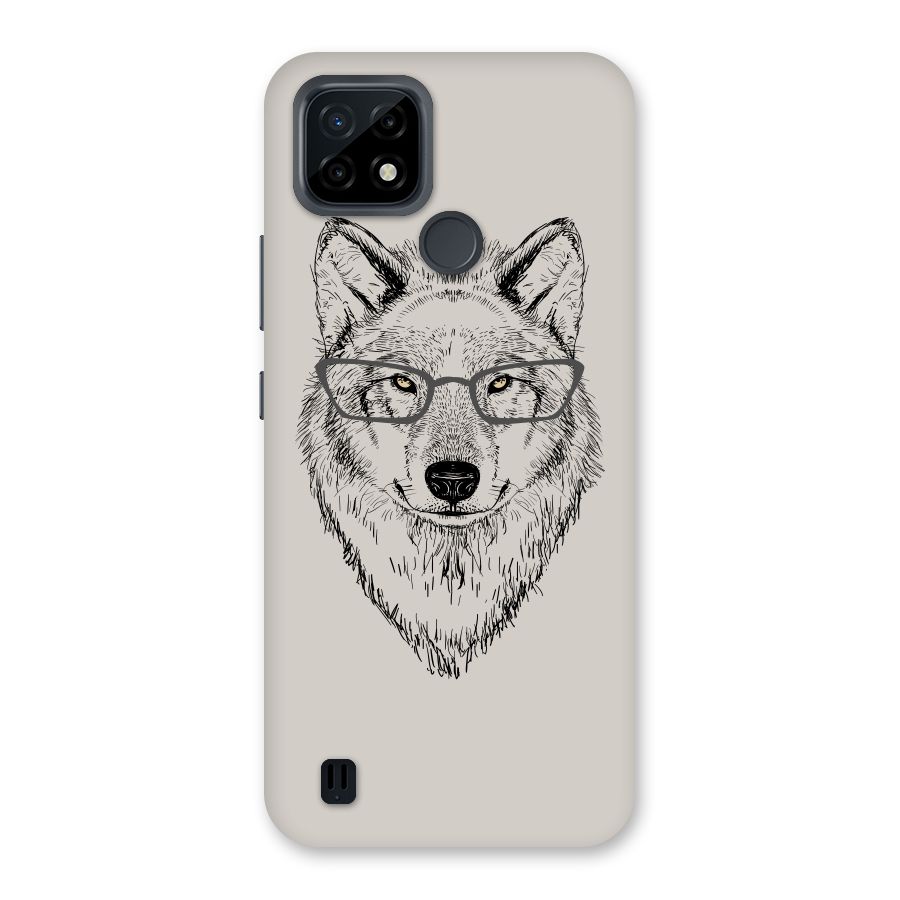 Nerdy Wolf Back Case for Realme C21