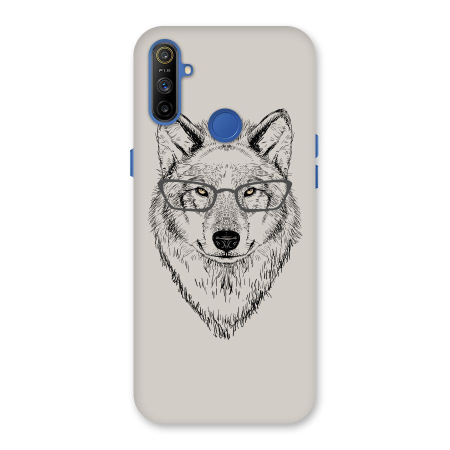 Nerdy Wolf Back Case for Realme Narzo 10A
