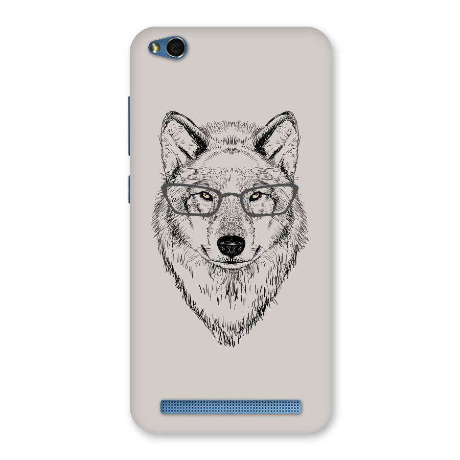 Nerdy Wolf Back Case for Redmi 5A