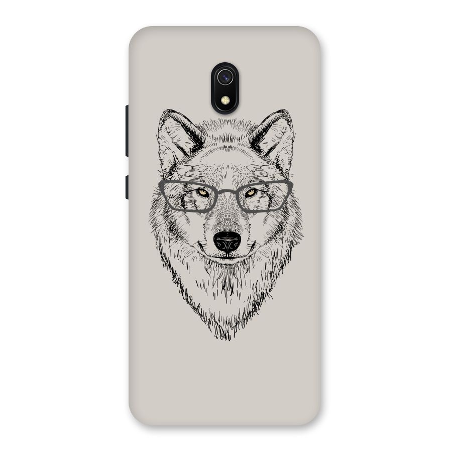 Nerdy Wolf Back Case for Redmi 8A