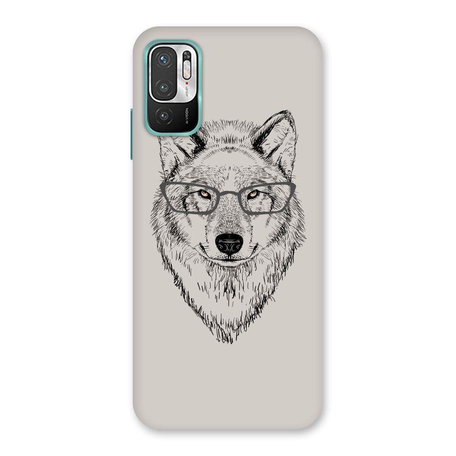 Nerdy Wolf Back Case for Redmi Note 10T 5G