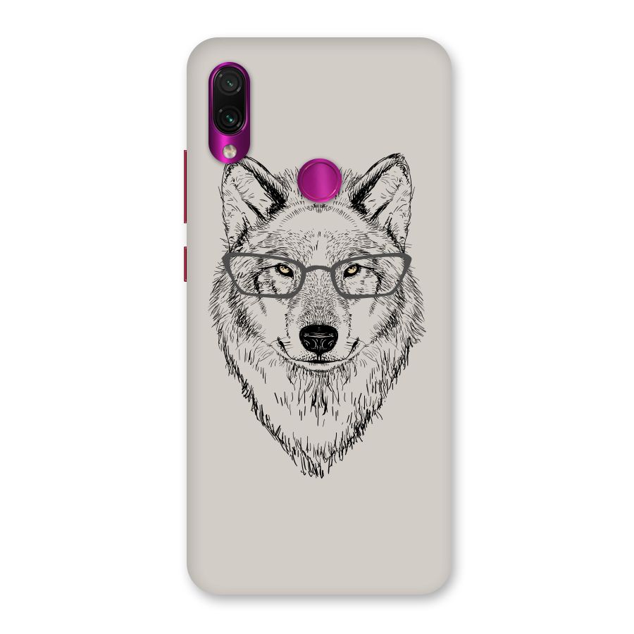 Nerdy Wolf Back Case for Redmi Note 7 Pro