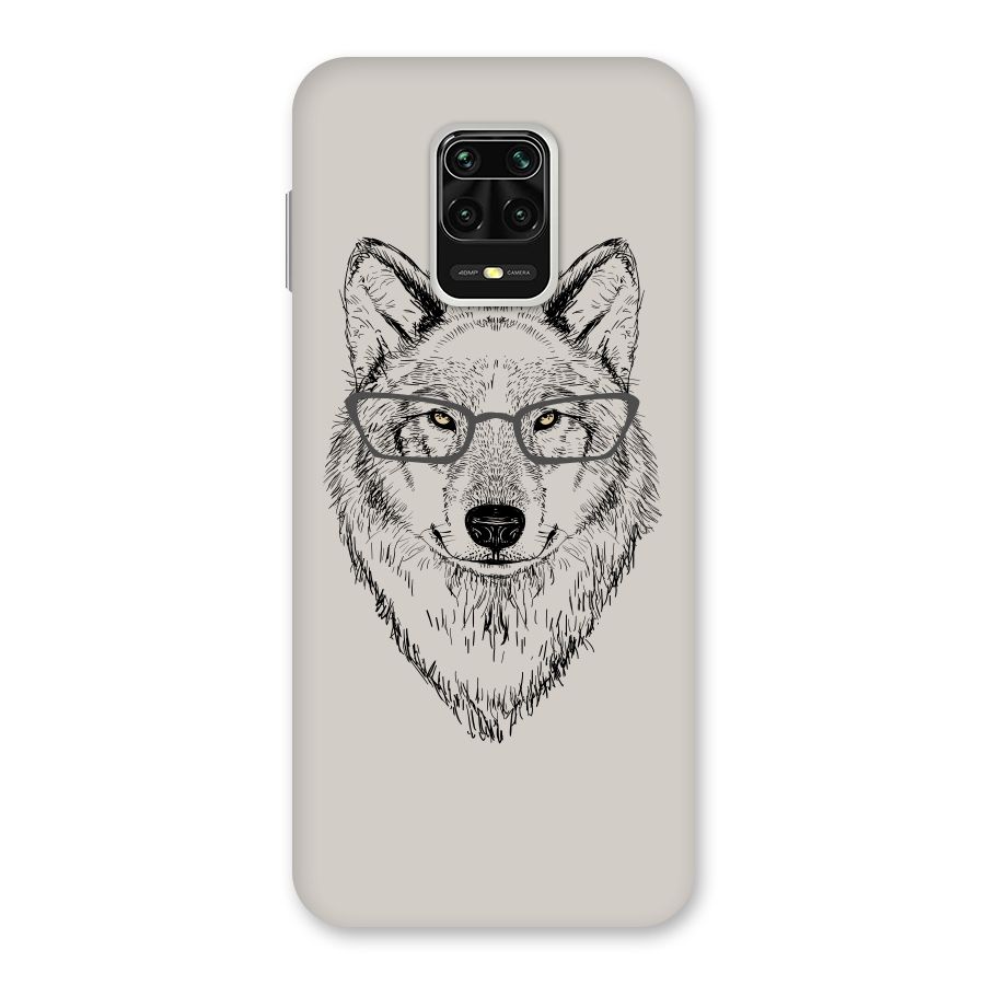 Nerdy Wolf Back Case for Redmi Note 9 Pro