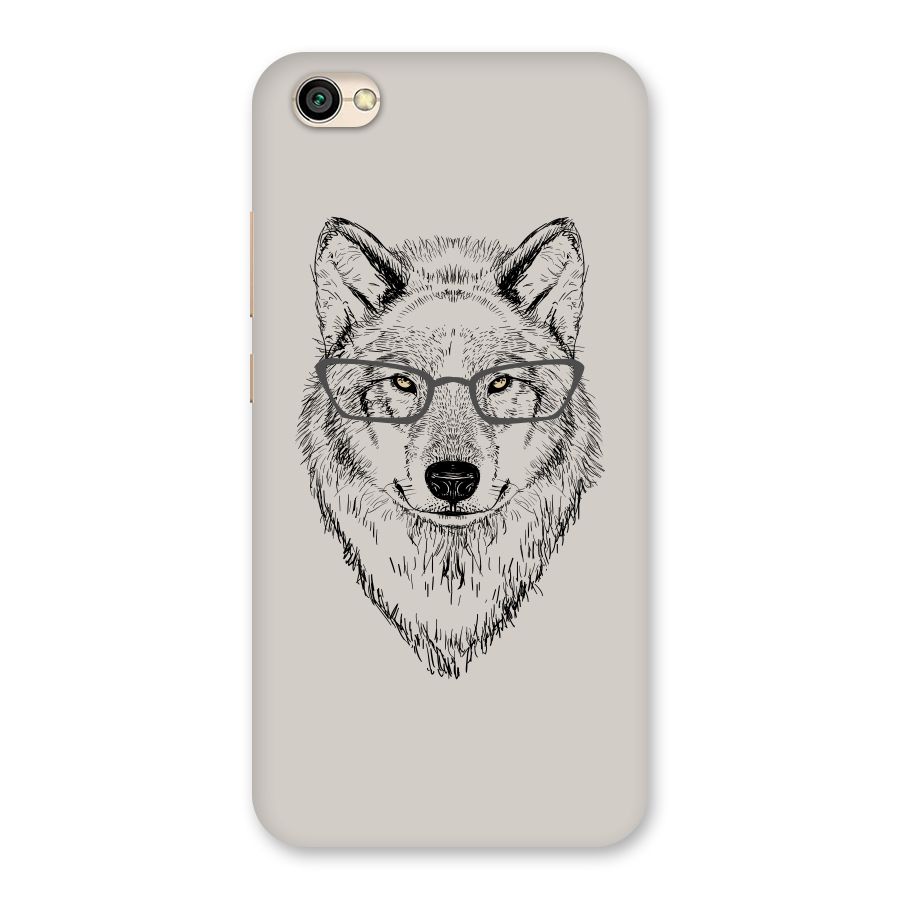Nerdy Wolf Back Case for Redmi Y1 Lite