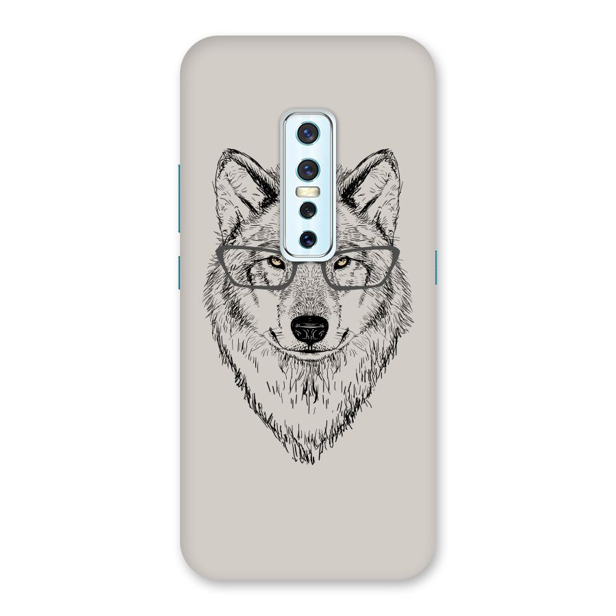 Nerdy Wolf Back Case for Vivo V17 Pro