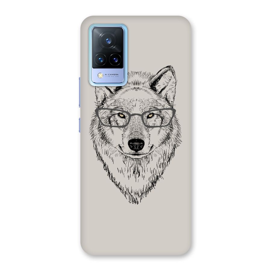 Nerdy Wolf Back Case for Vivo V21 5G