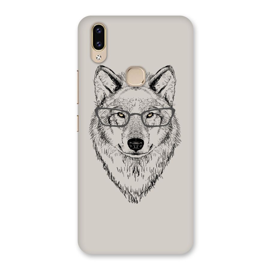 Nerdy Wolf Back Case for Vivo V9 Youth
