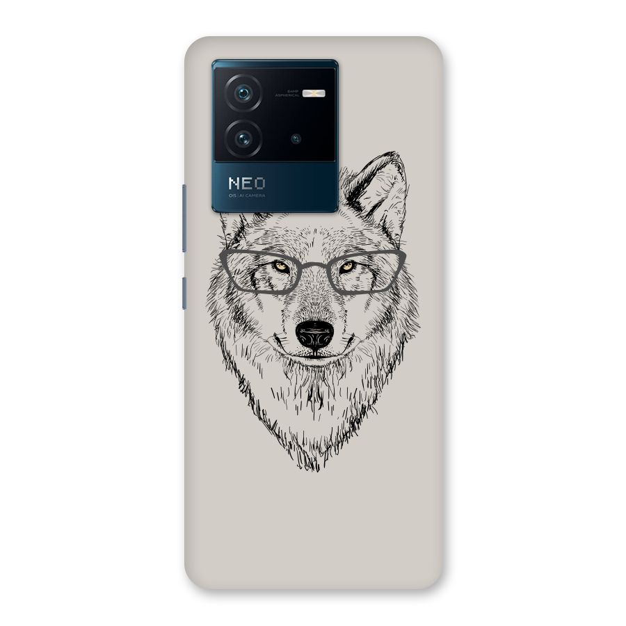 Nerdy Wolf Back Case for Vivo iQOO Neo 6 5G