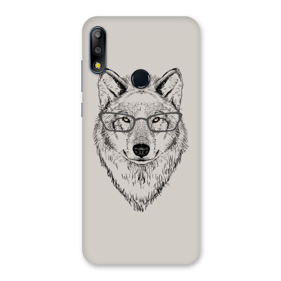 Nerdy Wolf Back Case for Zenfone Max Pro M2