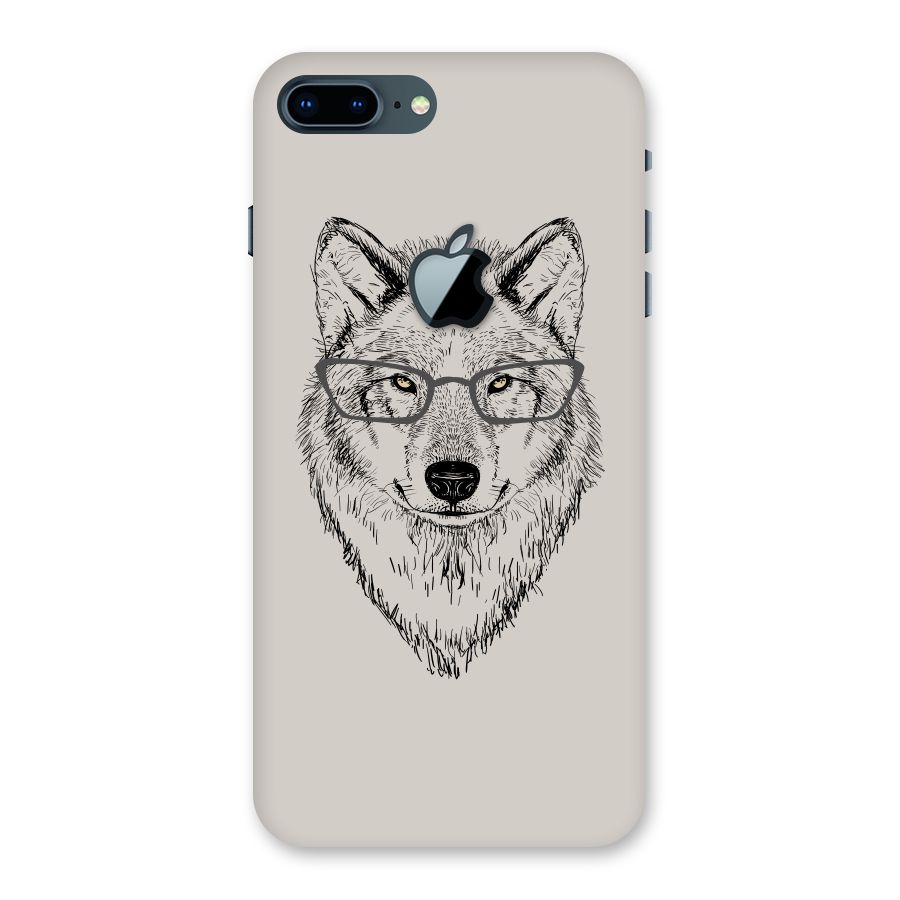 Nerdy Wolf Back Case for iPhone 7 Plus Apple Cut