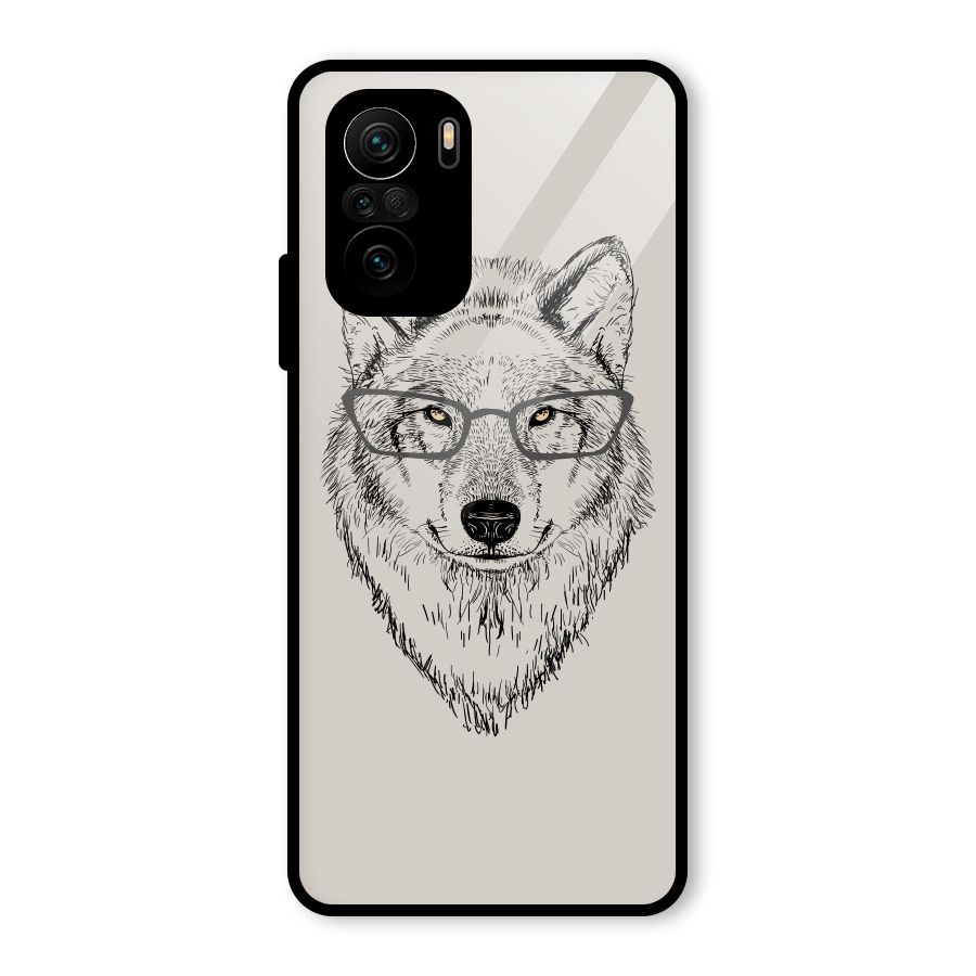 Nerdy Wolf Glass Back Case for Mi 11X Pro