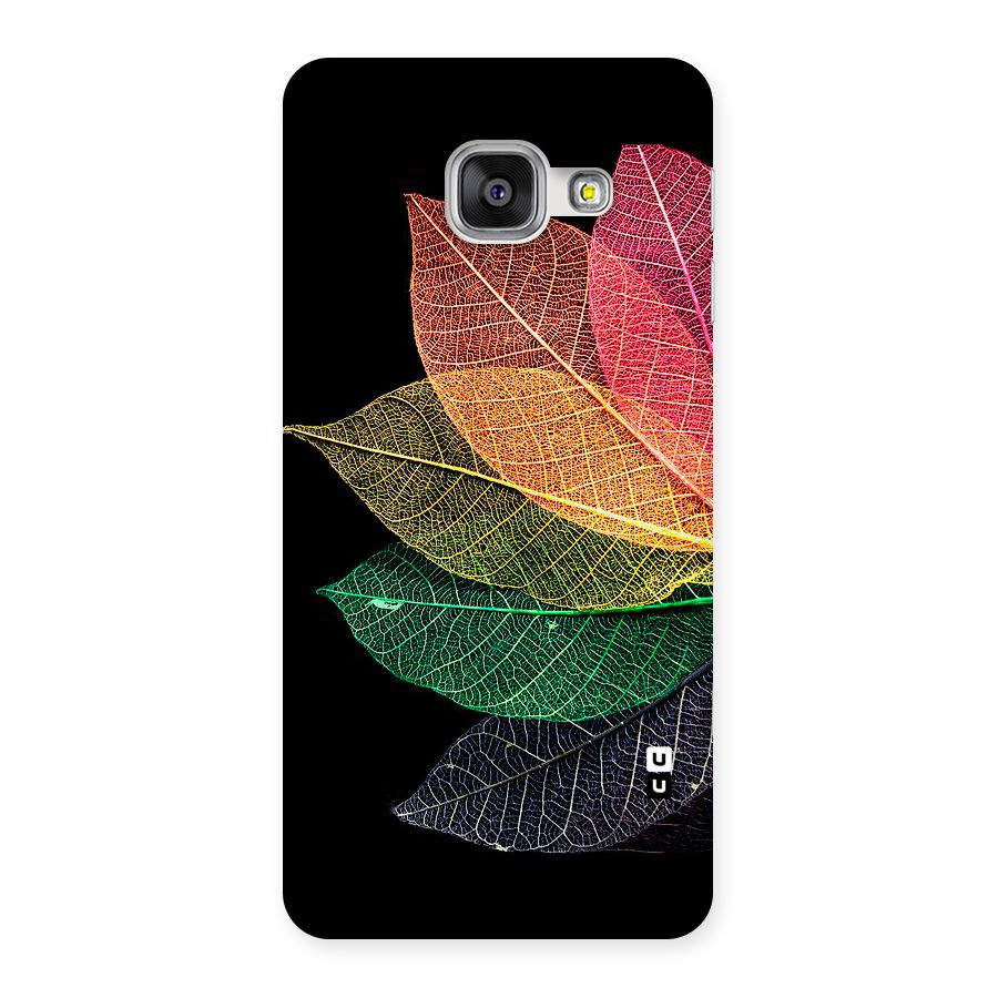 Net Leaf Color Design Back Case for Galaxy A3 2016