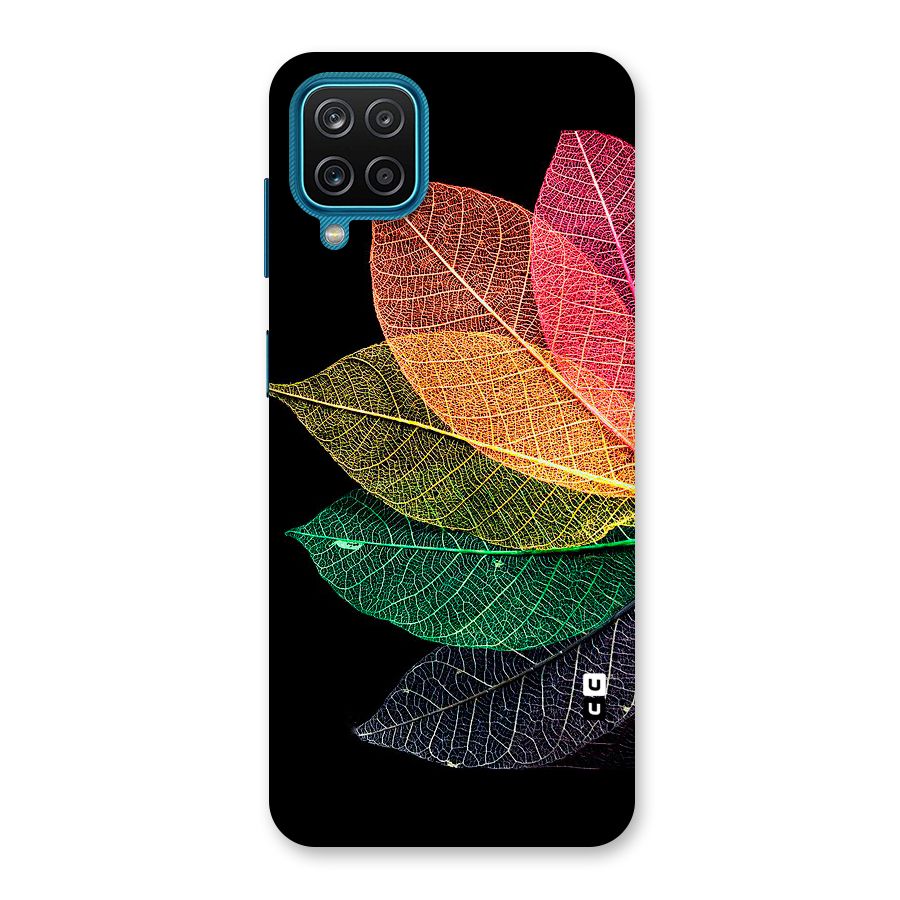 Net Leaf Color Design Back Case for Galaxy F12
