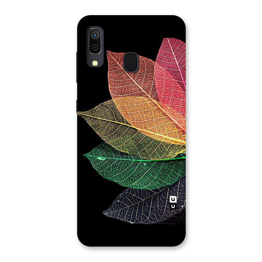 Net Leaf Color Design Back Case for Galaxy M10s