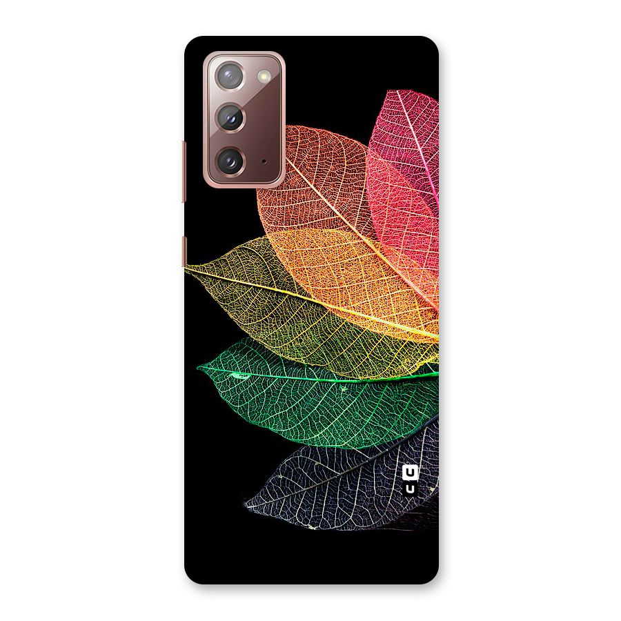 Net Leaf Color Design Back Case for Galaxy Note 20