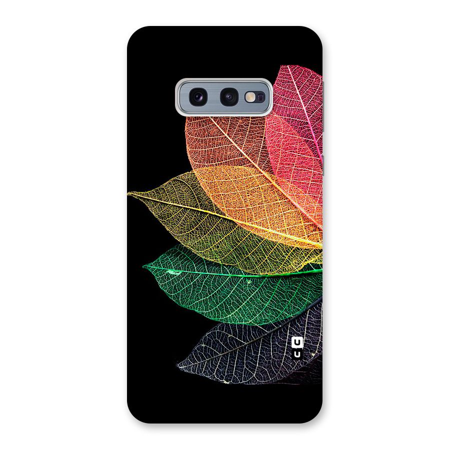 Net Leaf Color Design Back Case for Galaxy S10e