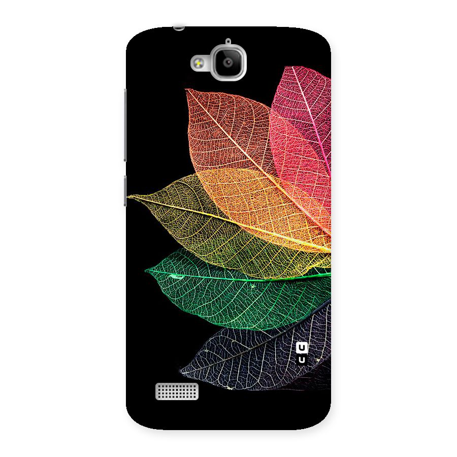 Net Leaf Color Design Back Case for Honor Holly