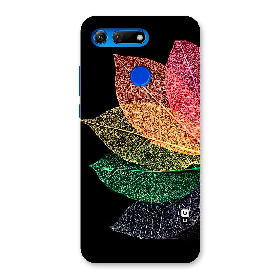 Net Leaf Color Design Back Case for Honor View 20