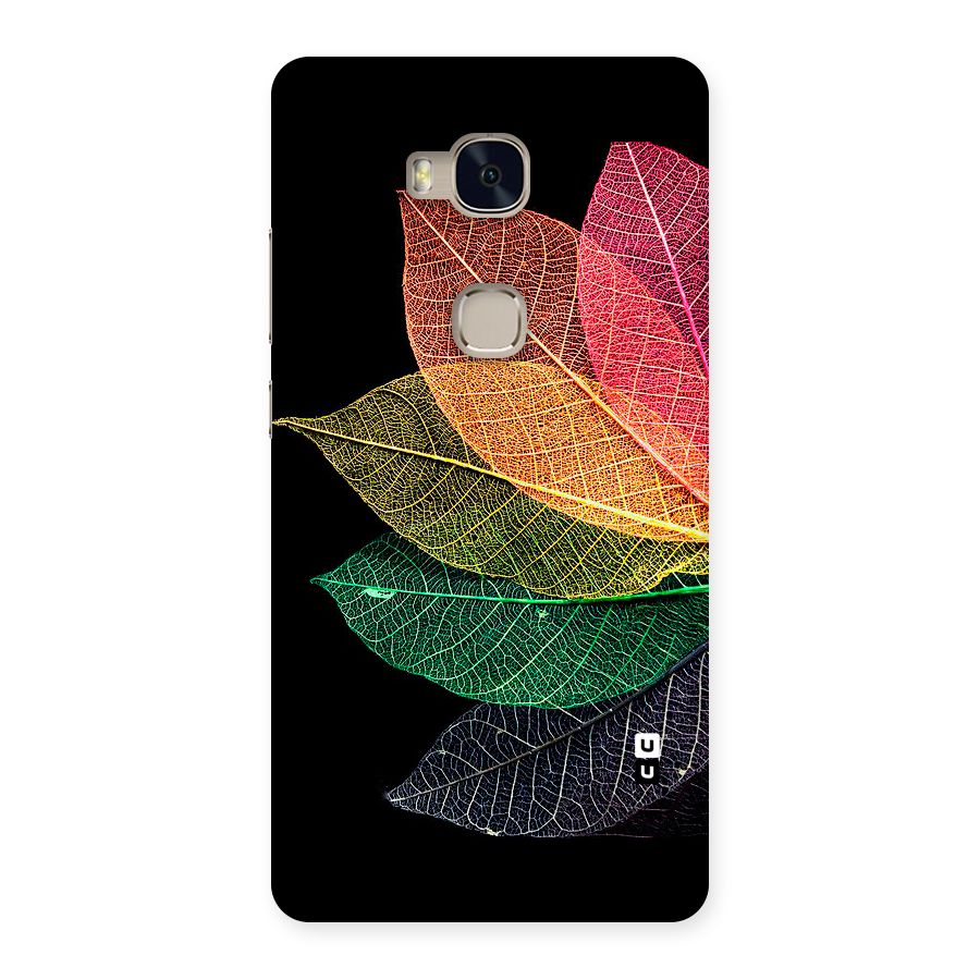 Net Leaf Color Design Back Case for Huawei Honor 5X
