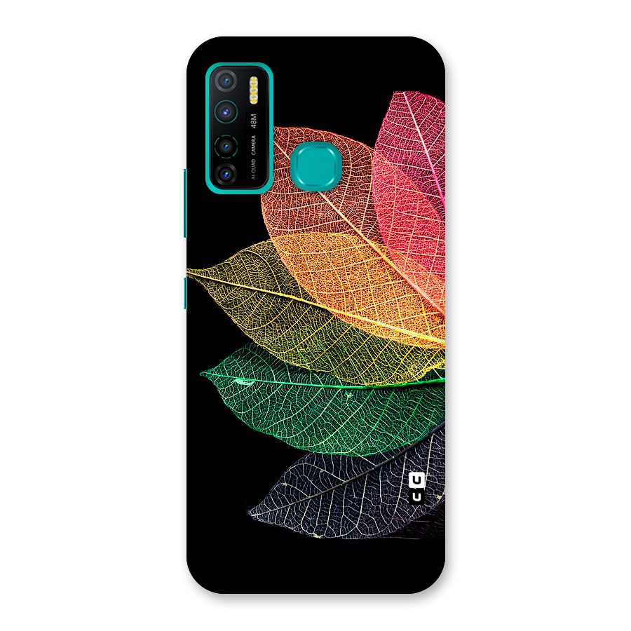 Net Leaf Color Design Back Case for Infinix Hot 9 Pro