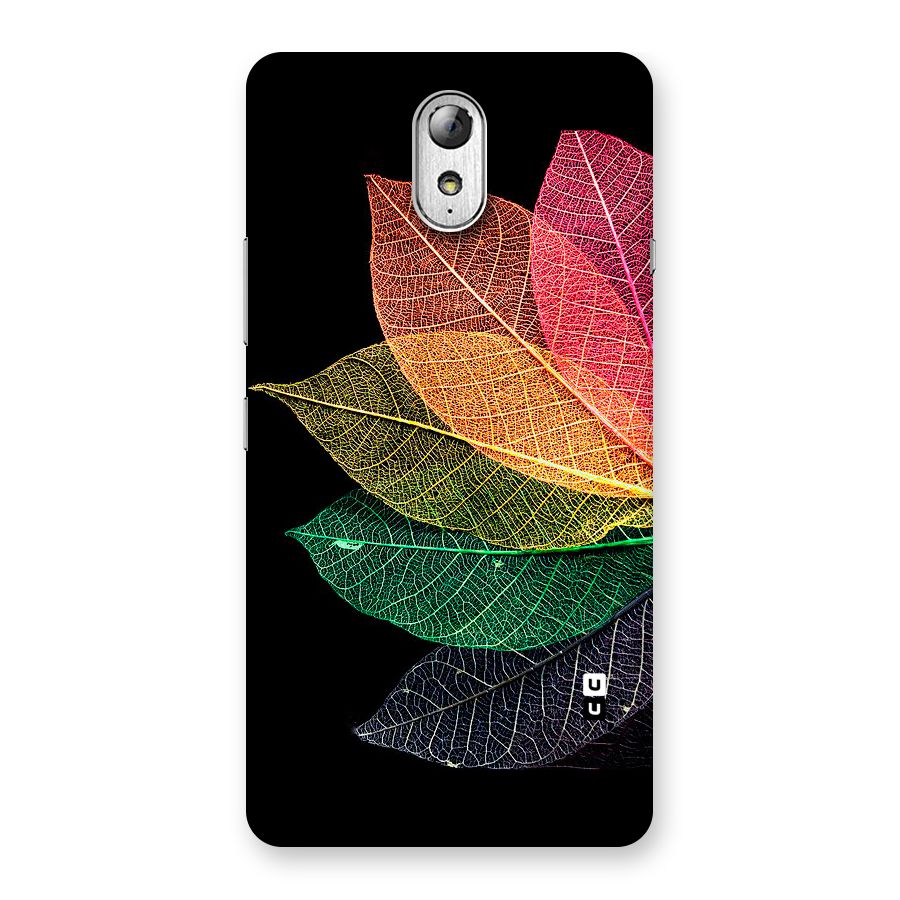 Net Leaf Color Design Back Case for Lenovo Vibe P1M