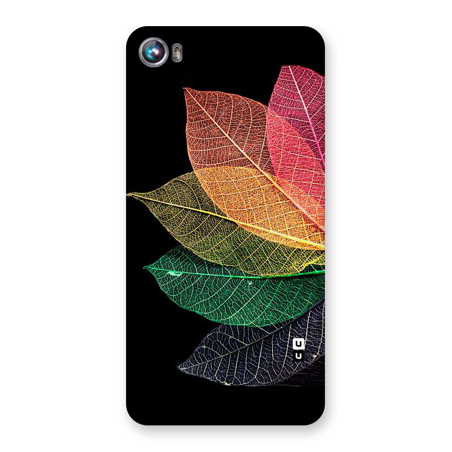 Net Leaf Color Design Back Case for Micromax Canvas Fire 4 A107