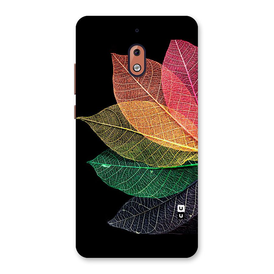 Net Leaf Color Design Back Case for Nokia 2.1
