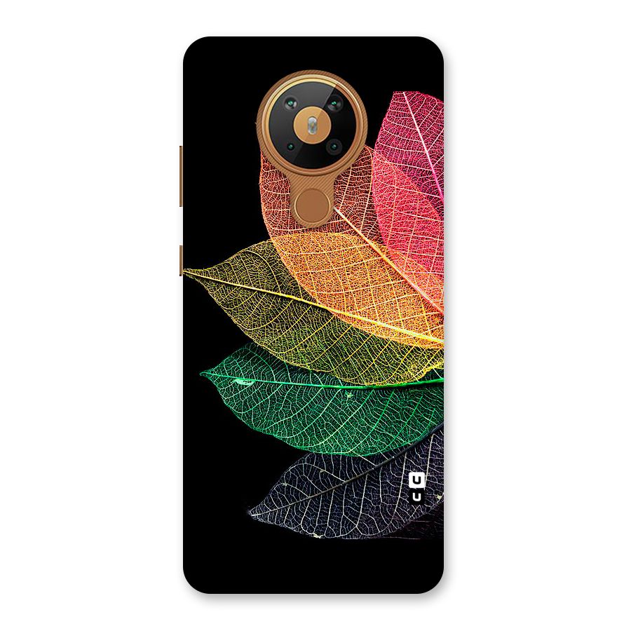 Net Leaf Color Design Back Case for Nokia 5.3